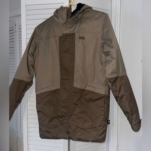 REI Co-Op Kids Brown Insulated Winter Coat Snow Jacket